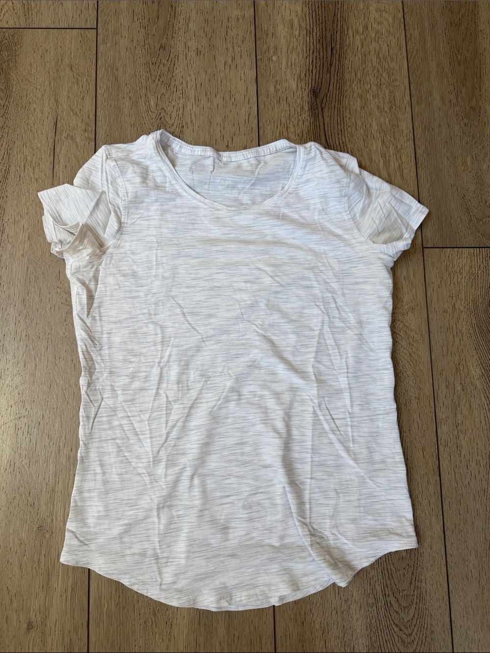 lululemon athletica White Short Sleeve Scoop Neck Tee